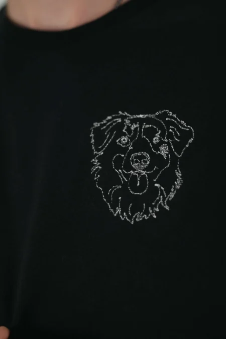 Custom - lineart Twojego zwierzaka na koszulce